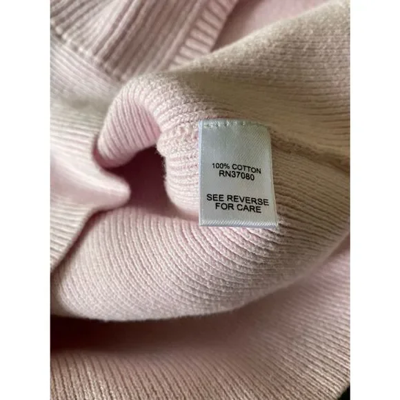 “Vintage” LIGHT PINK Shawl Collar; Cardigan Sweater; XL; sophisticated - Picture 7 of 11